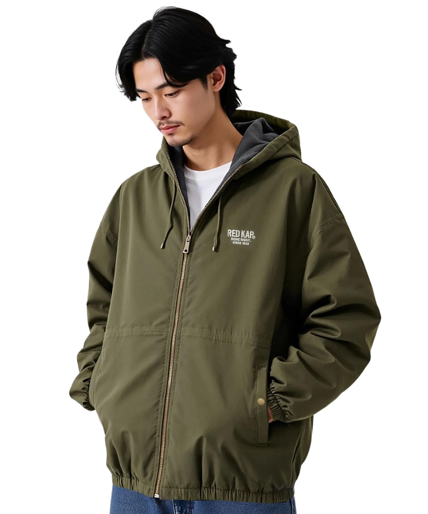 Amazon.co.jp: REDKAP/レッドキャップ ダックフーデットジャケット